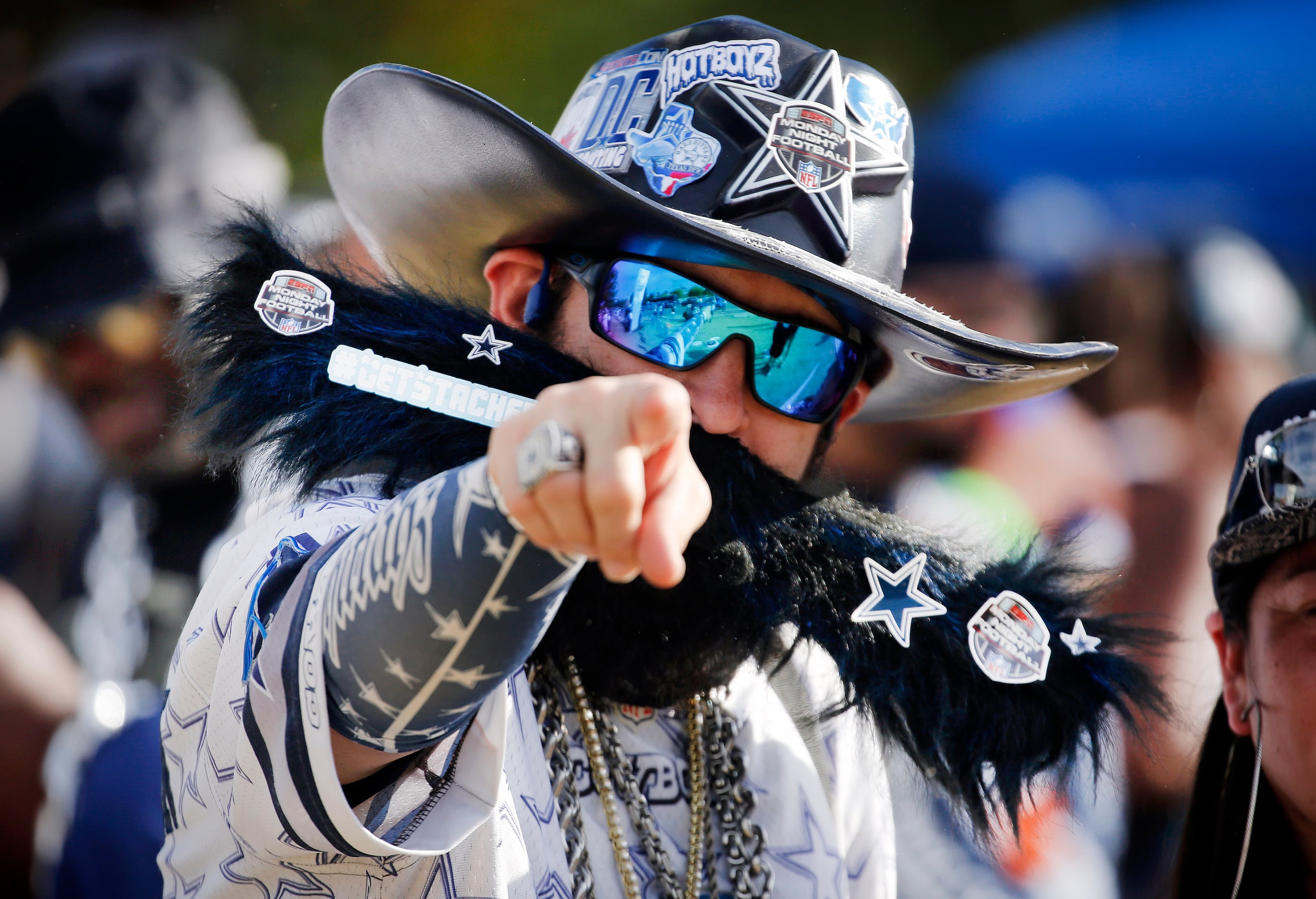 Why this Cowboys super fan goes by the name Stacheman