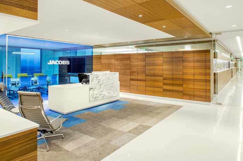 The interior of Jacobs' headquarters in Dallas.