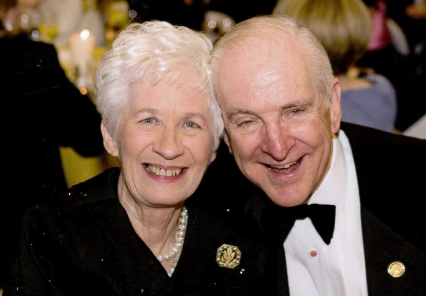 Congressman Sam Johson and his wife Shirley Melton Johnson.