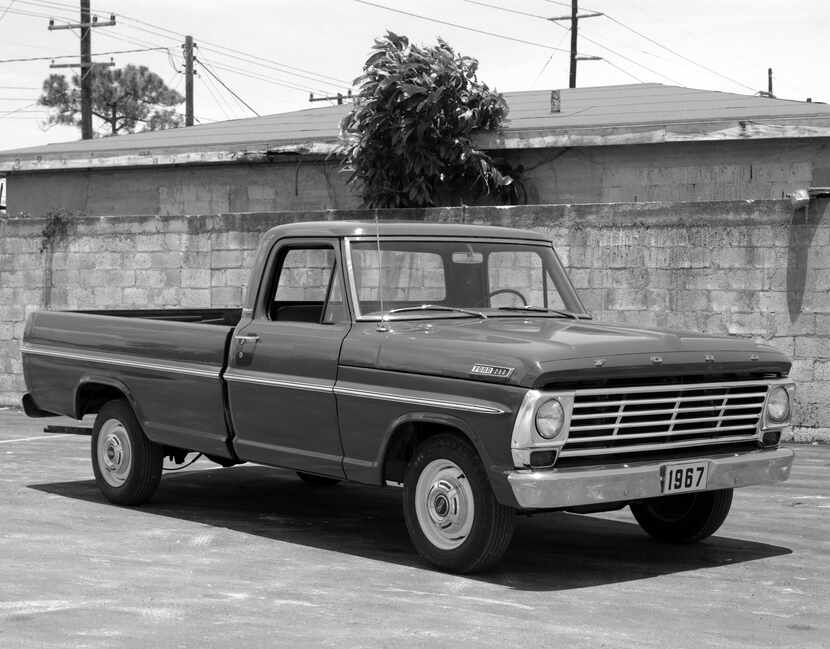FILE- In this undated file photo provided by Ford the 1967 Ford F-100 Pickup is pictured....