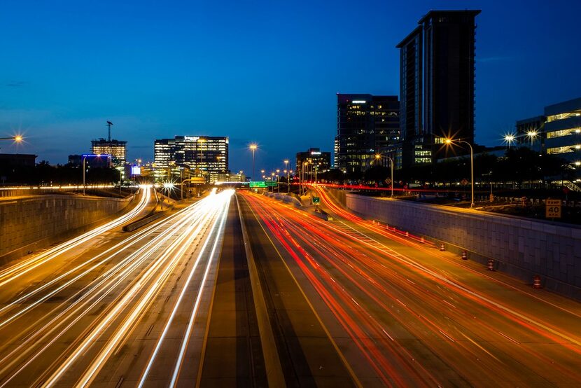 Cars seem to go at light speed on the Dallas North Tollway. In this case, it's a long...