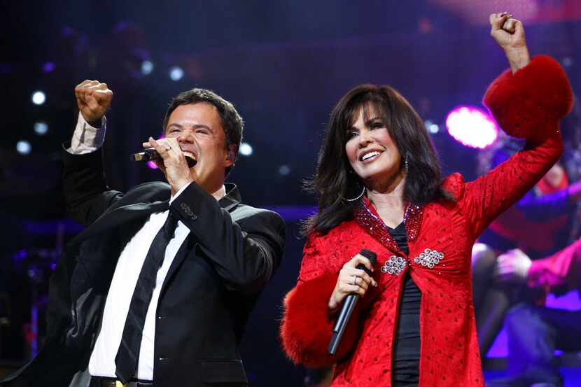 Donny and Marie Osmond performed Wednesday night, December 04, 2013, at Verizon Theatre in...