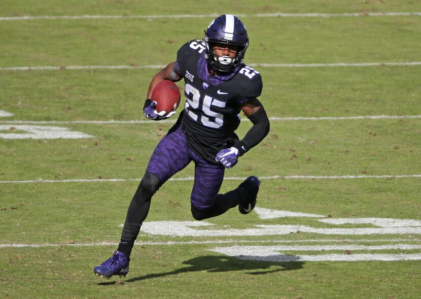 TCU Horned Frogs wide receiver KaVontae Turpin (25) is pictured during the Baylor University...