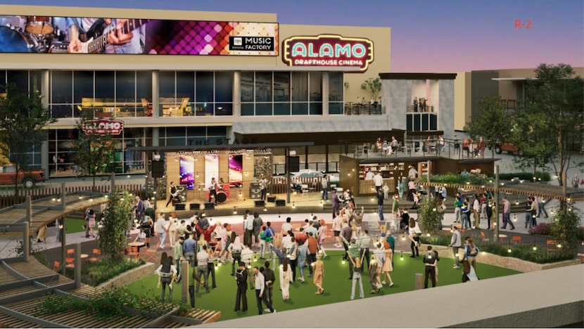 The renovations will include reworking the Toyota Music Factory's central plaza.