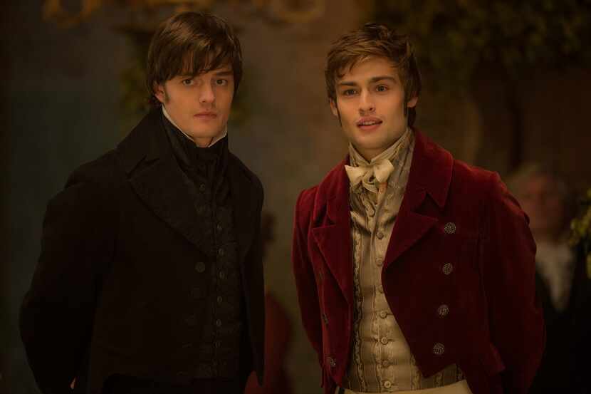 Sam Riley and Douglas Booth in Screen Gems' PRIDE AND PREJUDICE AND ZOMBIES.