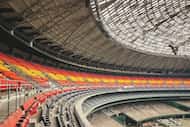 The Astrodome, Lloyd, Morgan and Jones and Wilson, Morris, Crain and Anderson architects,...