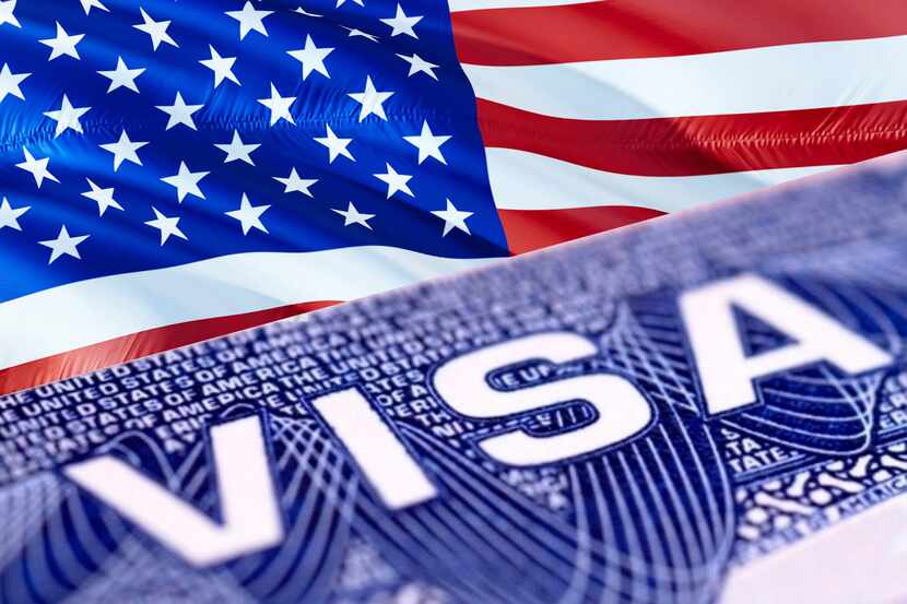 Un documento de visa para inmigrante en Estados Unidos.