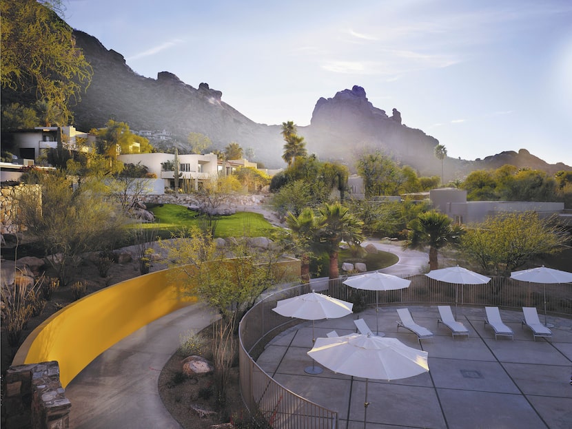 Sanctuary on Camelback Mountain poolside.