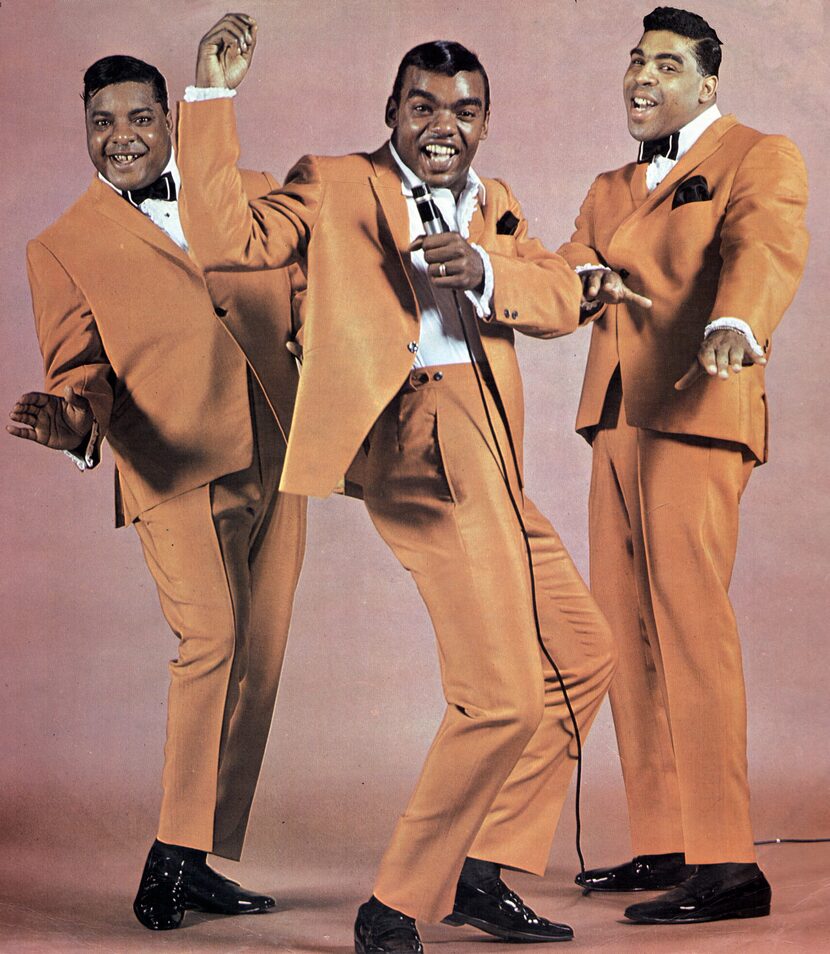 Photo of ISLEY BROTHERS. L-R: O'Kelly Isley, Ronald Isley and Rudolph Isley - posed, studio,...