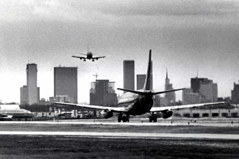 Dallas  Love Field airport in 1979. This is before Southwest Airlines signed a lease for its...