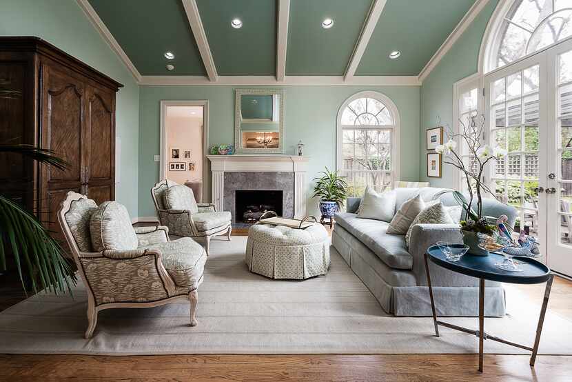 A light-filled living area at 5845 Lupton Drive.