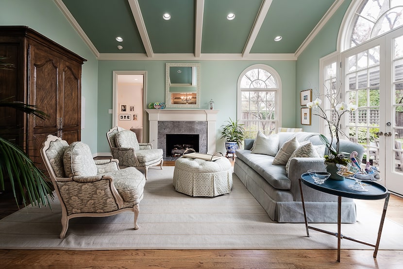 A light-filled living area at 5845 Lupton Drive.