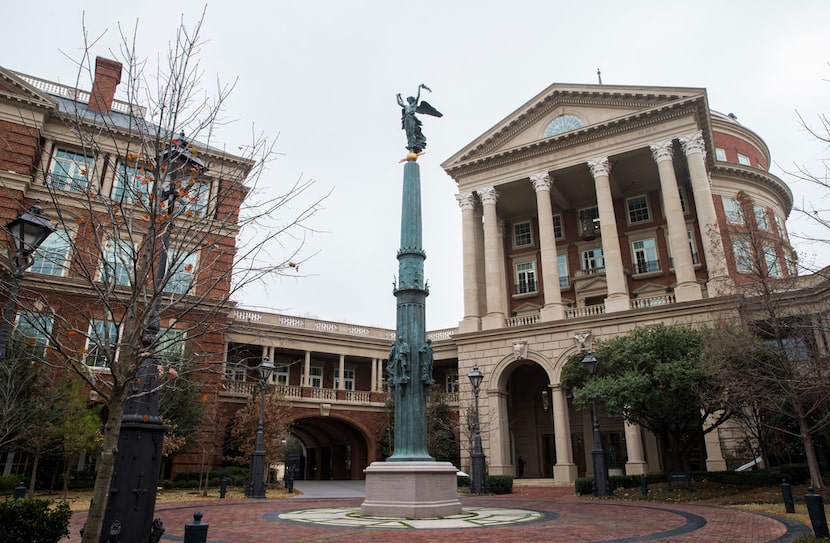 The exterior of Parkland Hall at Old Parkland on Jan. 10, 2018, in Dallas. 