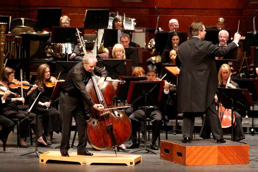 
Fort Worth Symphony Orchestra double bassist William Clay played Serge Koussevitzky’s...