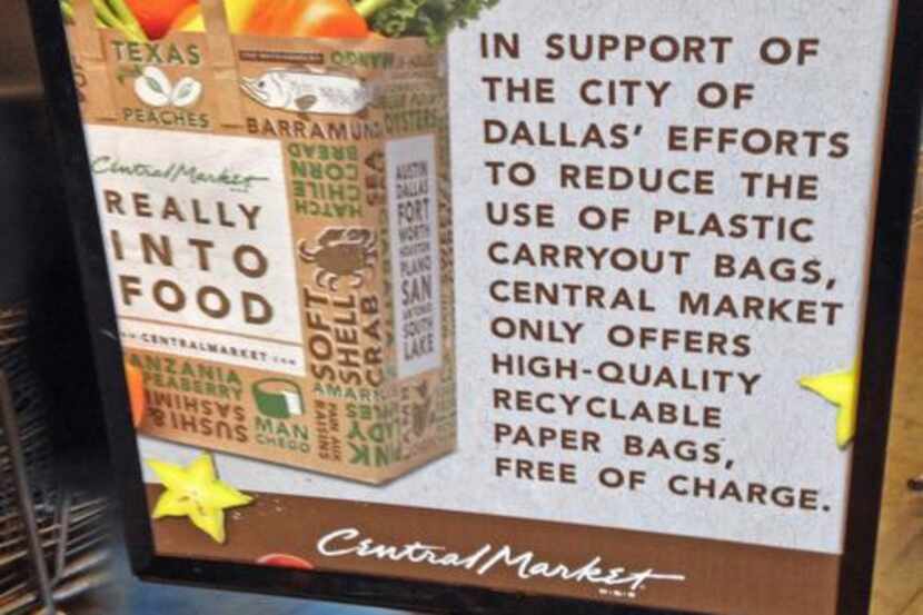 
Central Market officials say their reusable paper bags, which cost shoppers nothing, meet...