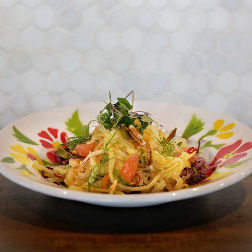 The Lao mango salad at Khao Noodle Shop