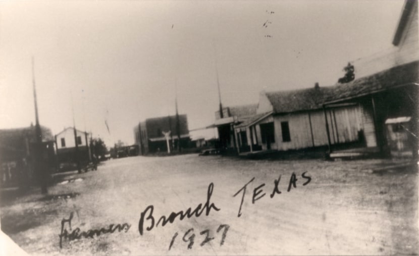 The book tells stories of Farmers Branch from the 1840s to today. It includes this...