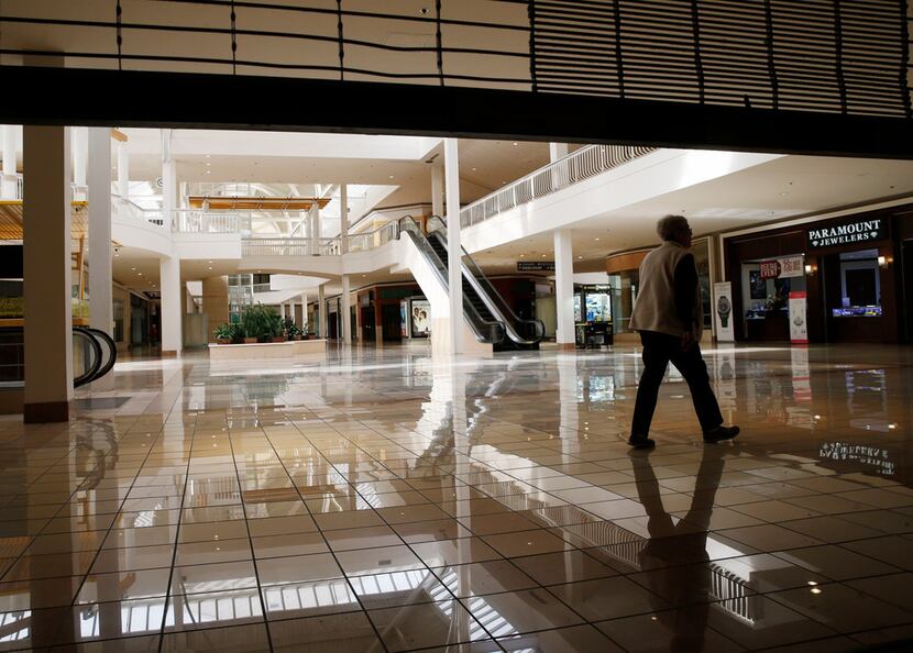 Built in the early 1980s, Collin Creek mall has been largely vacant.