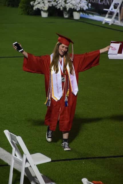 Paxton Smith, the Lake Highlands High School valedictorian, used her three minutes on stage...