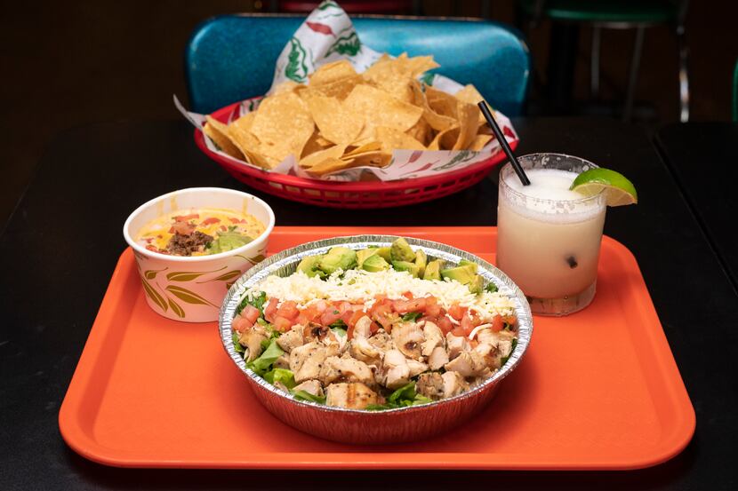 Taco Joint is a homegrown Dallas restaurant that sells margaritas, tacos, taco salads, and a...