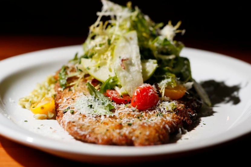 
Veal shoulder schnitzel with cracked pepper spaetzel
