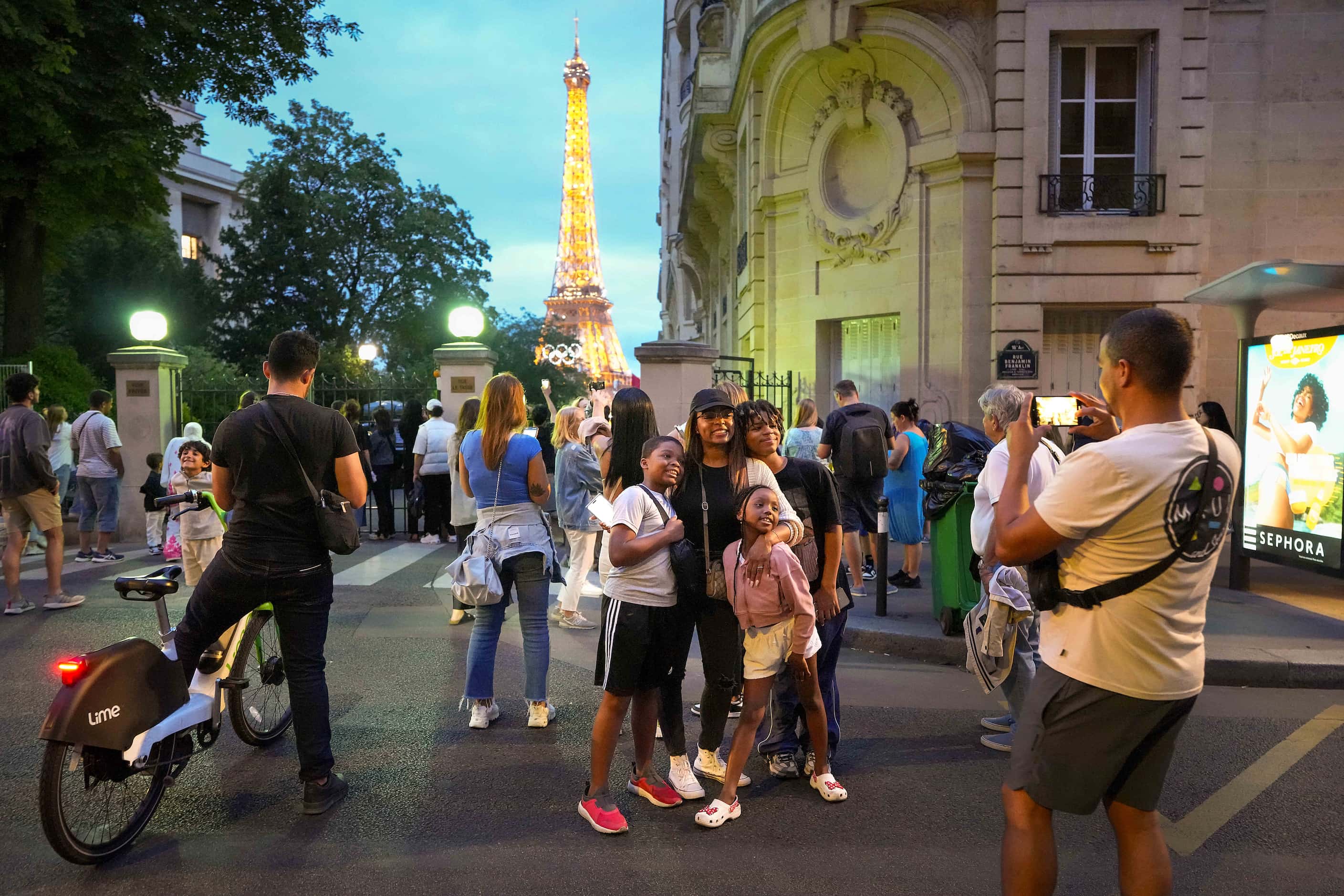 With much of the area near the Trocadero closed ahead of the opening ceremonies 2024 Summer...