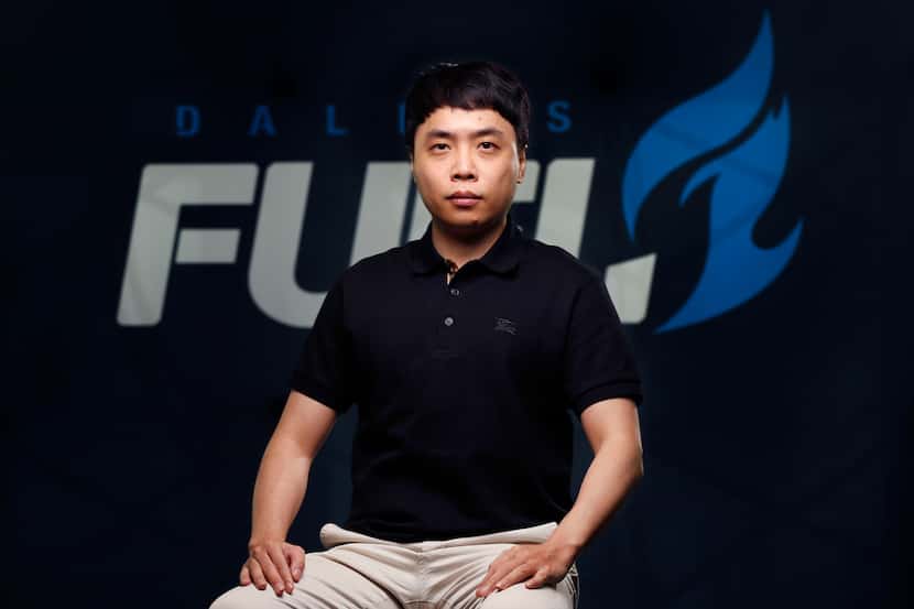 Dallas Fuel Overwatch League head coach poses for a photo at Envy Gaming Headquarters in...