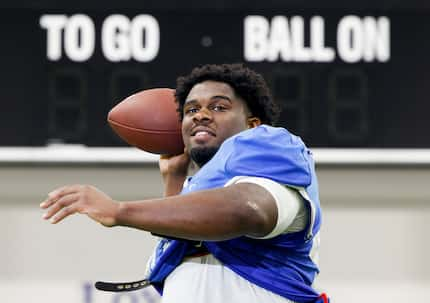 Southern Methodist University’s Elijah Chatman at Loyd All-Sports Center in Dallas on...