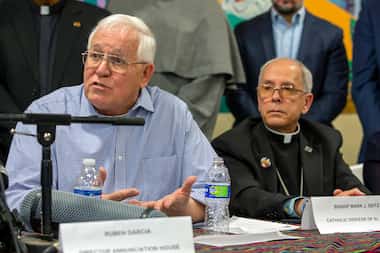 Ruben Garcia, founder and director of Annunciation House, a network of migrants shelters in...