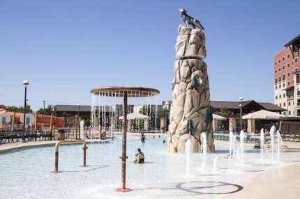 The outdoor water park section of Great Wolf Lodge is open April through October. 