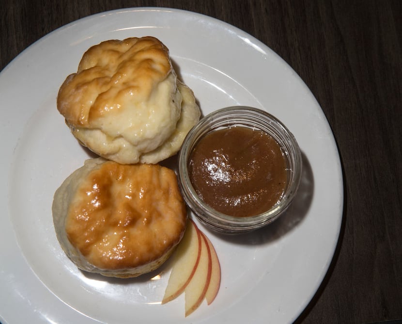 Biscuits served with Apple Butter