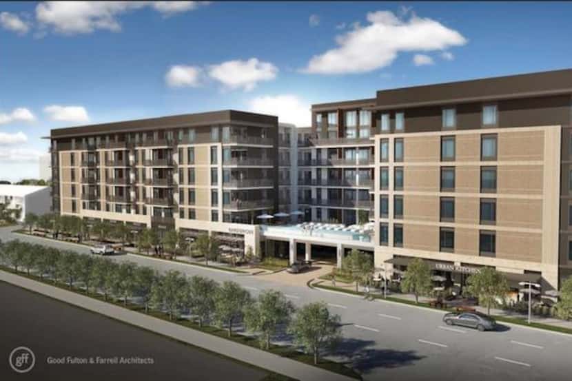 
Knox Heights will have 182 apartments and ground-floor retail space on McKinney Avenue...