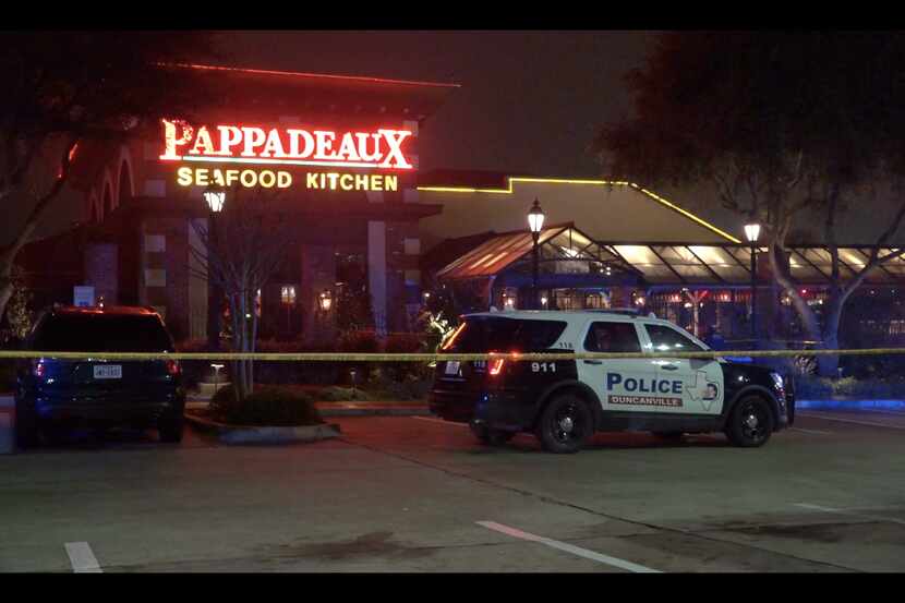Duncanville police are investigating a shooting that wounded two Tuesday night during a Fat...