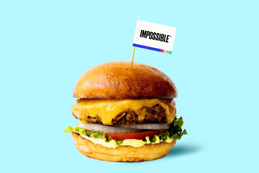 The Impossible Burger is now available at Dos Equis Pavillion and Toyota Music Factory, in...