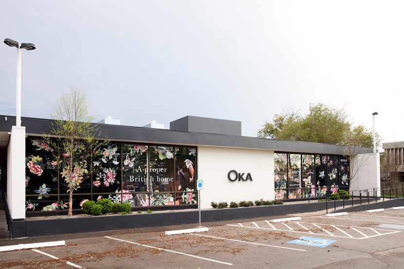 Exterior of the OKA store in Houston, which opened in April on West Alabama in the former...