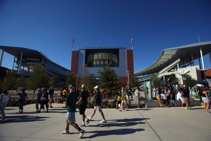 WACO, TX - SEPTEMBER 12:  A general view of McLane Stadium before a game between the Lamar...
