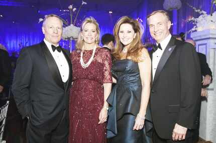 Ross Perot Jr., Sarah Perot, Christi Urschel, Hal Urschel at the Crystal Charity Ball, Dec....