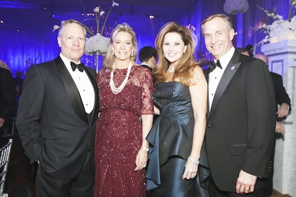 Ross Perot Jr., Sarah Perot, Christi Urschel, Hal Urschel at the Crystal Charity Ball, Dec....