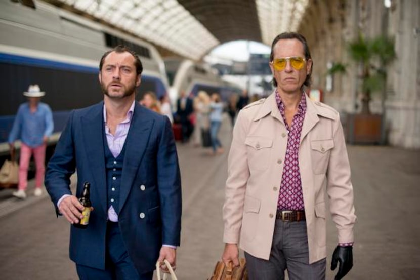 
Dom Hemingway, starring Jude Law (left) and Richard E. Grant, April 10.
