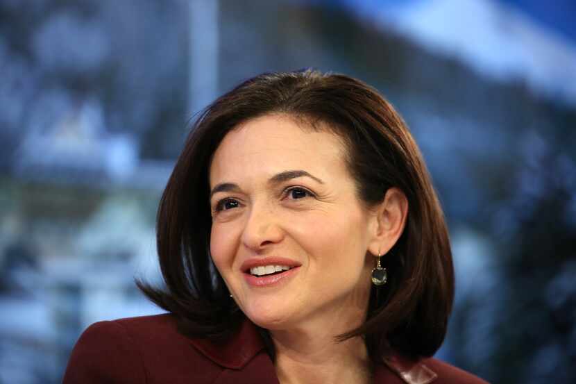 Sheryl Sandberg, billionaire and chief operating officer of Facebook Inc., pauses during a...
