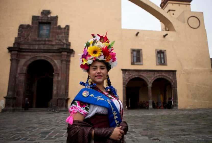 
Valeria Berenice Cabello, 18, winner of the 2014 Most Beautiful Flower in the Common...