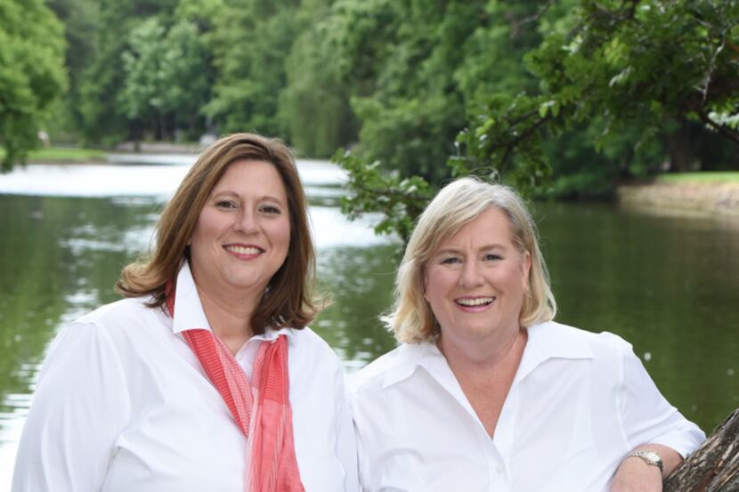 State Rep.-elect Julie Johnson (left) with her wife, Susan Moster. In November, Moster...
