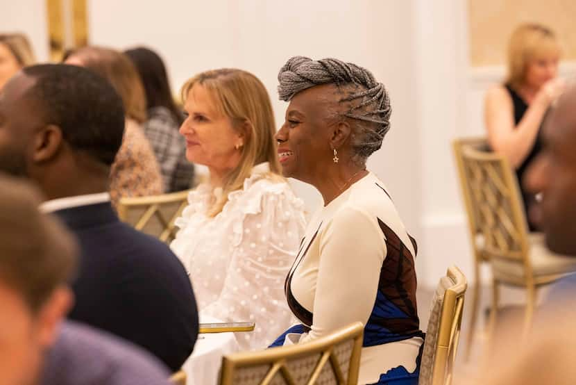 Patti Anderson (right) listens to daughter JacqueRae Sullivan, flight attendant for...