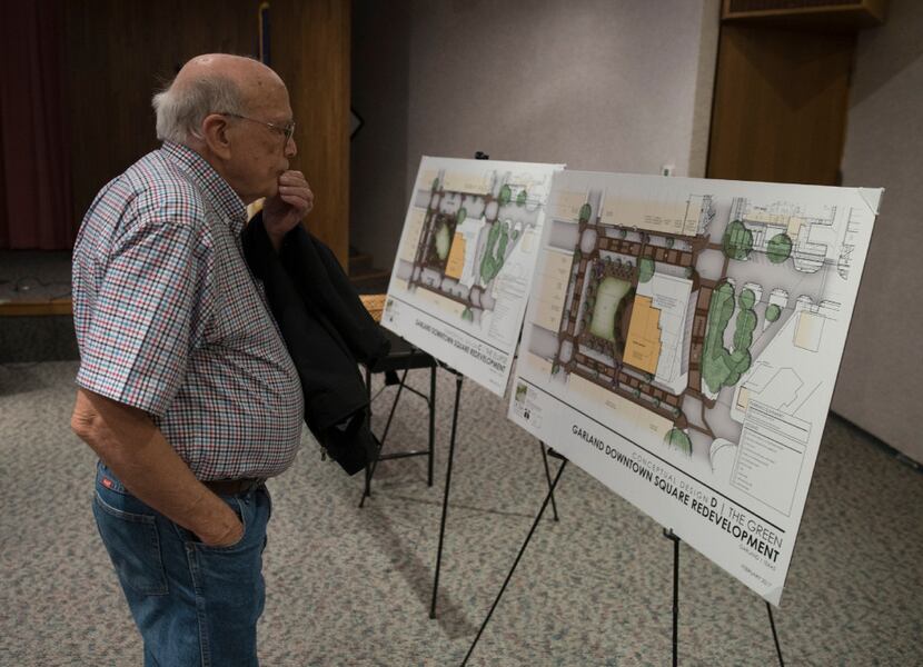 Lynn Thurman and other Garland residents have been asked to choose between two conceptual...