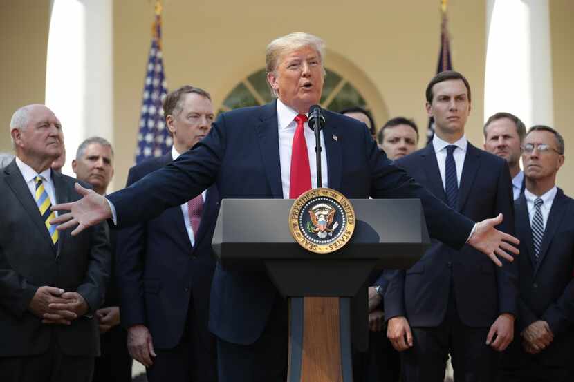 President Donald Trump on Monday hailed a new trade agreement between the U.S., Canada and...
