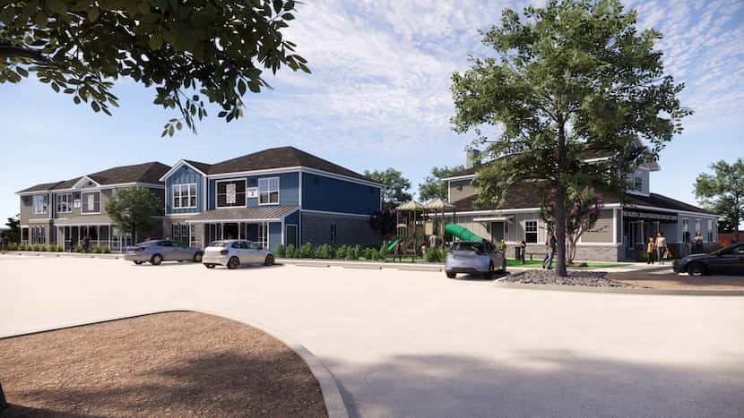 Jericho Village will include 38 units of income-based rental homes, a community center,...