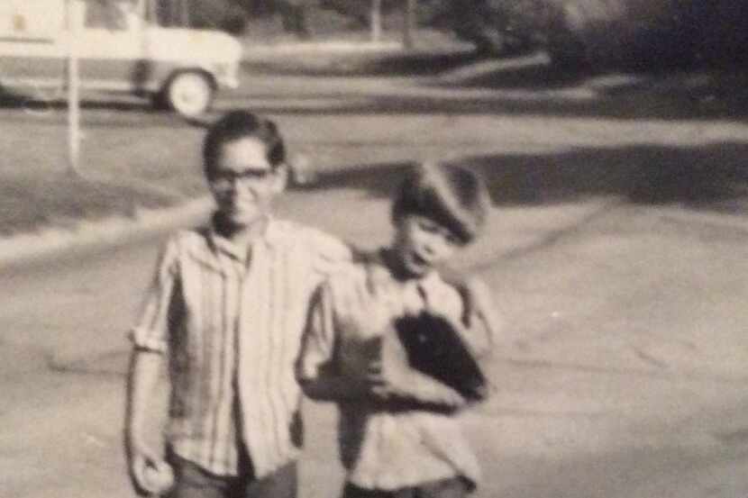 
The author, left, and his younger brother.
