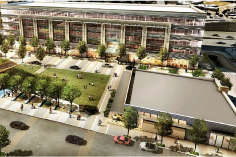 The new Park Lane building will contain office and retail space.