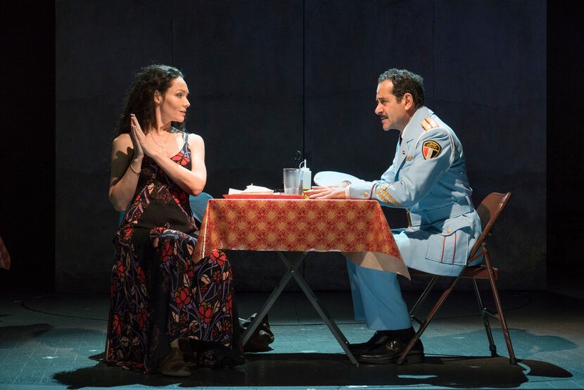  Katrina Lenk and Tony Shalhoub in The Band's Visit  in 2016.  