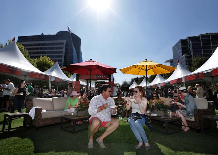 Especially when the weather is nice, Klyde Warren Park is a great spot for a food festival.